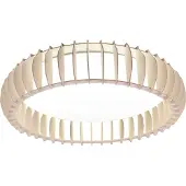 TRIO Leuchten - Plafonnier scandinave I Plafonnier I Lampe I Lampe beige 60cm incl. LED - Monte I Salon I Chambre à coucher - Bois Rond - I LED (non remplaçable)