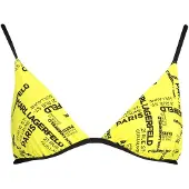 Karl Lagerfeld Femmes, Bikini, Yellow Polyamide Women Swimsuit, Jaune, (XS)
