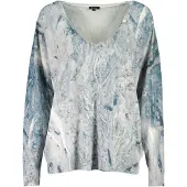 Desigual Pull OTTAWA femmes - Bleu - EU S