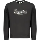 Pepe Jeans pour homme. PM5800066 Sweatshirt Gus noir (L), Casuel, Coton