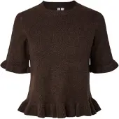 Pieces Pull-over 'PCSally' brun foncé