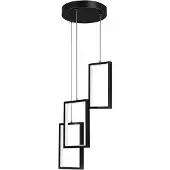 Toolight Luminaire Suspendu Lhj087-3Cp Black White