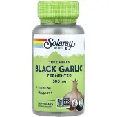 Solaray Black Garlic Bulb 500mgr 50 Units Vert,Blanc