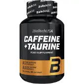 BiotechUSA Caféine + Taurine 80 mg, 60 gélules,