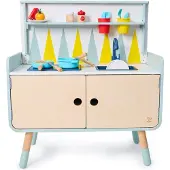 Hape 2 In 1 Toy Kitchen Furniture Argenté Enfants