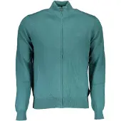 North sails Hommes, Pull-over, Verde Cotton Men Cardigan, Vert, Bleu, (XL)
