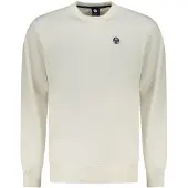 North sails Hommes, Pull-over, Bianco Cotton Men Sweatshirt, Blanc, (3XL)