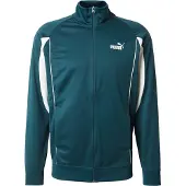 Puma Veste de survêtement émeraude / blanc