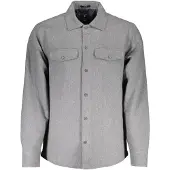 Gant Hommes, Chemise, Chemise à manches longues homme grise, Gris, (S)