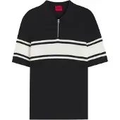 HUGO Pull-over 'Sholton' marine / blanc