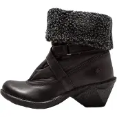 Art Bottines pour Femme 1215 GRASS WAXED-NYLON BLACK/ OTEIZA Couleur Noir