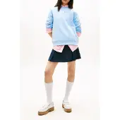 Tommy Hilfiger Ess Logo 2 Crew Sweatshirt Bleu XS Femme