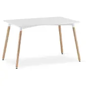 Leobert Table - - Adria - Blanc - 120 X 80 X 75 Cm