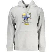 Vans Hommes, Pull-over, Sweat-shirt sans fermeture éclair gris homme, Gris, (S)