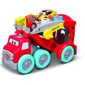 Bburago 78902 Interactive Car Carrier Truck Rouge Enfants