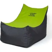 Go Gift Sac Sako pouffe Tron noir-vert XXL 140 x 90 cm