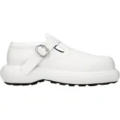 Jil Sander mocassins en cuir blanc