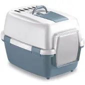 Exacompta Toilette fermée WivaCatt 55x40x40cm blanc/bleu 8003507979765