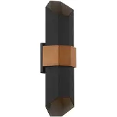 QUOIZEL Applique d'extérieur à LED intégrée 9,5 W Chasm