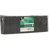 Papstar Pailles à cocktail Pure 10cm, Pailles, Noir