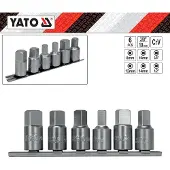 YATO Jeu de clés pour bouchons de vidange d'huile 3/8" 6 pièces