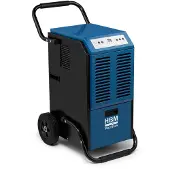HBM déshumidificateur de chantier professionnel, déshumidificateur d’air, capteur d’humidité 70 litres, 860 Watt