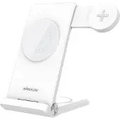 NILLKIN PowerTrio 3in1 Wireless Charger MagSafe pour Samsung Watch blanc