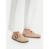 Birkenstock Sabots Boston femmes - Beige - 40