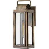 ELSTEAD Applique d'extérieur Sag Harbor, bronze oxydé, 1xE27x60W, aluminium, dimensions : 41,3 x 14 x 19 cm, IP44,