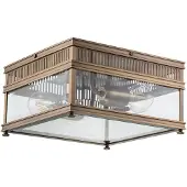 Elstead Lighting Plafonnier d'extérieur brun foncé E27 60 W Holborn Elstead