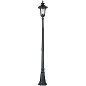 Elstead Lighting Lanterne de jardin de style manoir, noire, E27, 60 W, Chicago Elstead