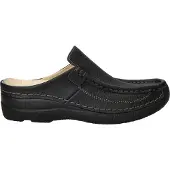 Wolky Mule 'Pantolette Damen 620270 Glattleder in schwarz' noir