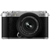Fujifilm Appareil photo système X-M5 avec objectif XC 15-45 mm, argent (15 - 45 mm, 26.10 Mpx, APS-C / DX), Appareil photo, Argent