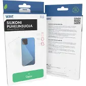 Wave Etui en silicone pour Oppo A60 5G / A40 / A40m, transparent (Oppo A40, Oppo A40M), Coque pour téléphone portable, Transparent