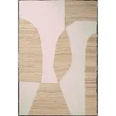 Broste Copenhagen Tapis Lumi naturel/blanc 140x200cm