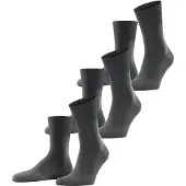 Falke Chaussettes gris foncé / orange