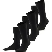 Falke Chaussettes gris foncé / noir