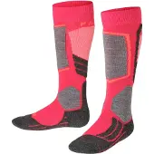 Falke SK2, Chaussettes de ski, Enfant, Rouge