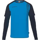 Uhlsport Maillot de gardien Impulse - cyan/marine, taille : XL
