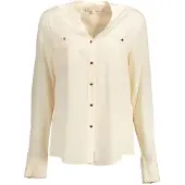 Kocca Femmes, Chemise, Chemise à Manches Longues Femme Blanche, Blanc, (XS)