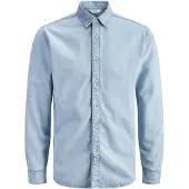 Jack & Jones Chemise 'JJESTANLEY' bleu denim