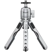 Leofoto MT-03mini table tripod + MBH-20 ballhead (silver) (Métal), Trépied, Argent