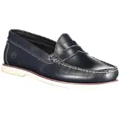 Lumberjack Chaussures élégantes bleues pour hommes - Chaussures bateau classiques pour hommes