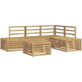 vidaXL Ensemble de canapés d'extérieur 5 pièces , blanc