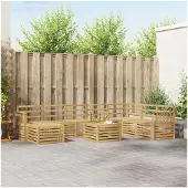 vidaXL Ensembles de canapés en bois massif d'acacia