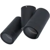 HOFTRONIC™ - Applique murale LED Silva inclinable dimmable 2x GU10 IP65 noir