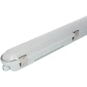 HOFTRONIC™ - Lampe fluorescente LED 40W 5200lm IP66 détecteur 120cm blanc