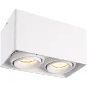 HOFTRONIC™ - Spot plafond LED inclinable 2x GU10 IP20 Blanc