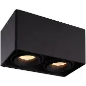 Hofronic - Spot LED plafond 8W 690lm dimmable inclinable 2700K noir IP20