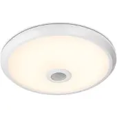 HOFTRONIC™ - Plafonnier LED 12W 1000lm 3000K Détecteur Mouvement Blanc IP20